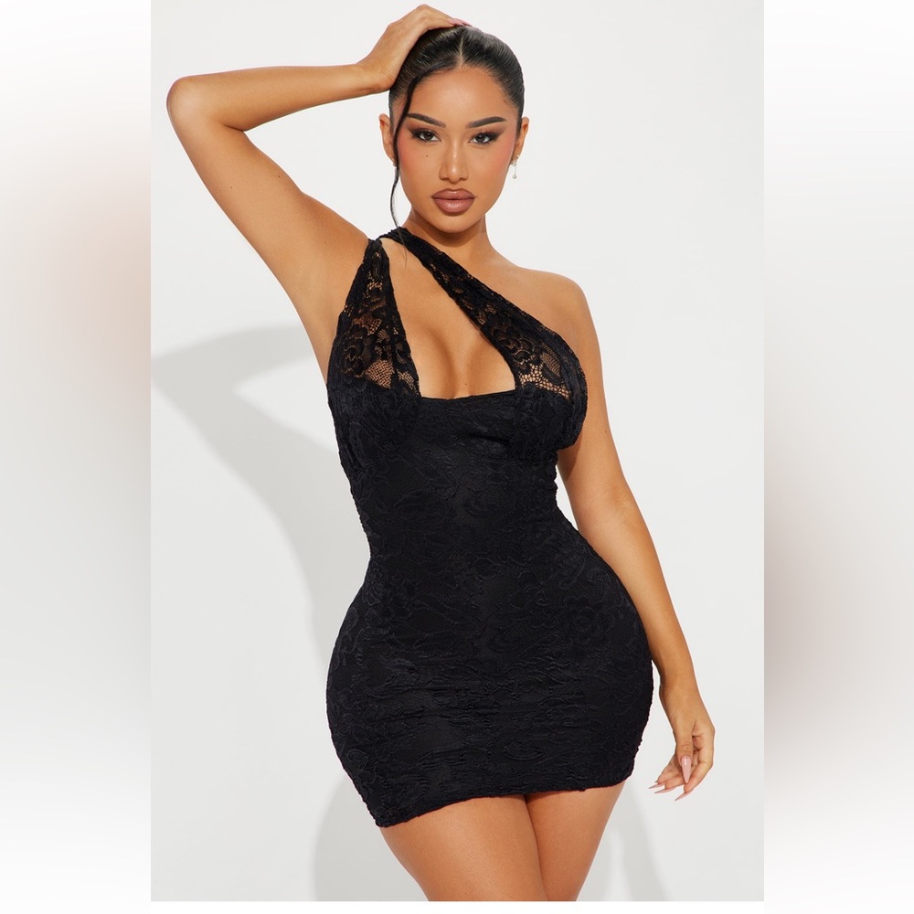 Lolita lace micro mini dress